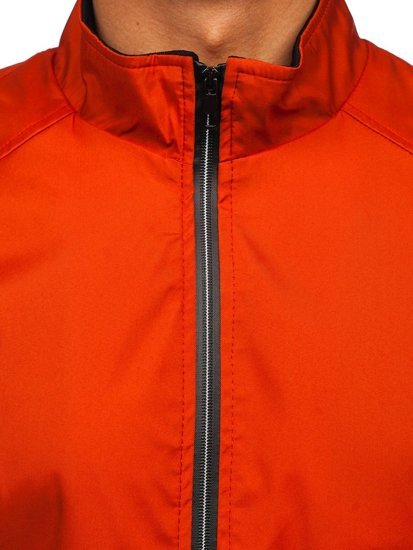 Blouson de transition orange pour homme Bolf 6782    