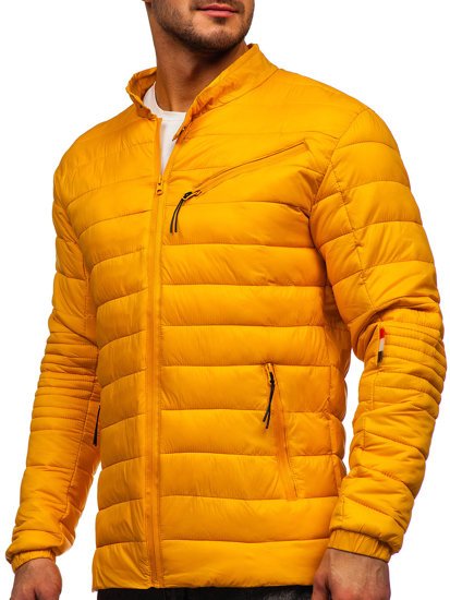 Blouson de transition pour homme jaune Bolf M13006