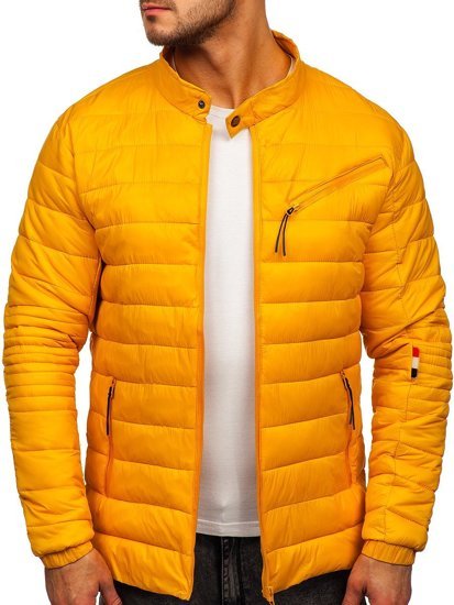 Blouson de transition pour homme jaune Bolf M13006