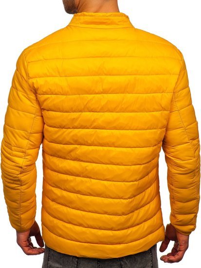 Blouson de transition pour homme jaune Bolf M13006