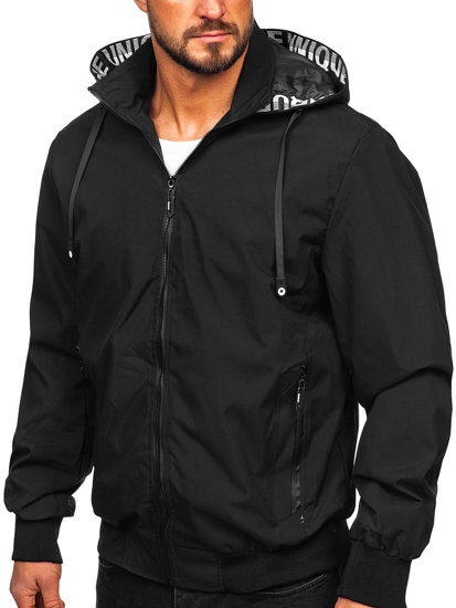 Blouson de transition pour homme noir Bolf 5M3112