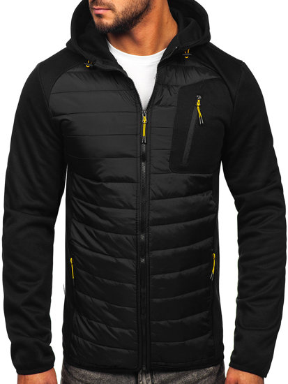 Blouson de transition pour homme noir Bolf KS2150   