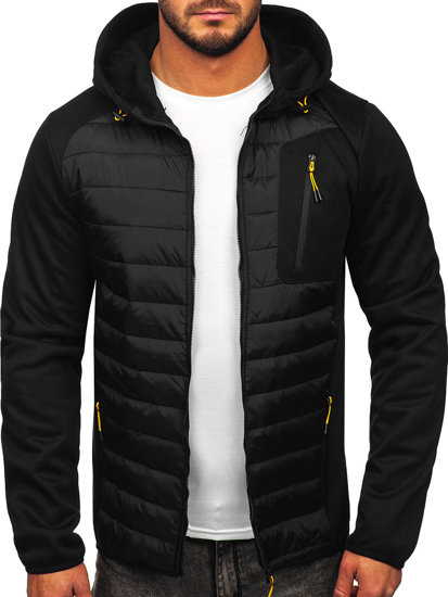 Blouson de transition pour homme noir Bolf KS2150   