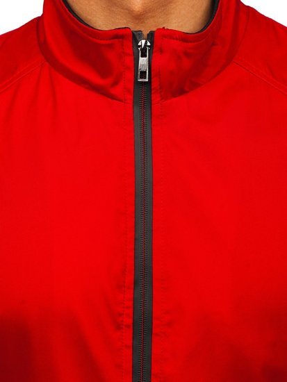 Blouson de transition rouge pour homme Bolf 6782    