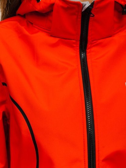 Blouson de transition softshell pour femme orange Bolf S010 