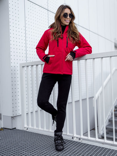 Blouson d'hiver de sport pour femme rouge Bolf HH012