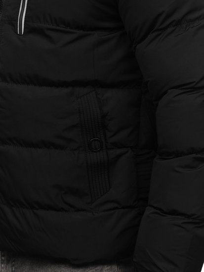 Blouson d'hiver matelassé pour homme noir Bolf 27M8112