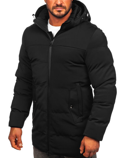 Blouson d'hiver matelassé pour homme noir Bolf 51M2208