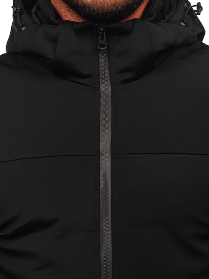 Blouson d'hiver matelassé pour homme noir Bolf 51M2208