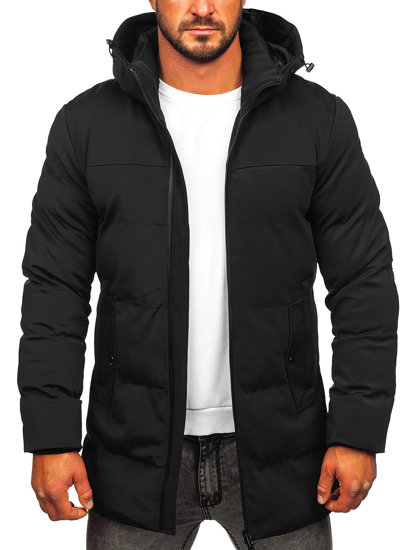 Blouson d'hiver matelassé pour homme noir Bolf 51M2208