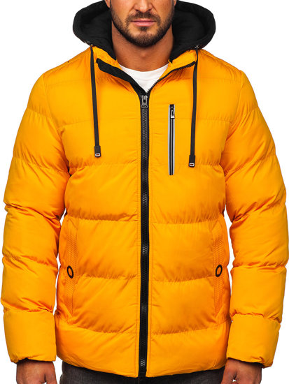 Blouson d'hiver matelassé pour homme orange Bolf 27M8112