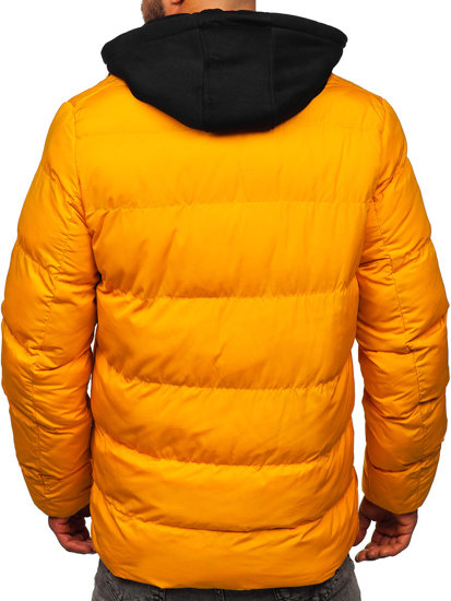 Blouson d'hiver matelassé pour homme orange Bolf 27M8112