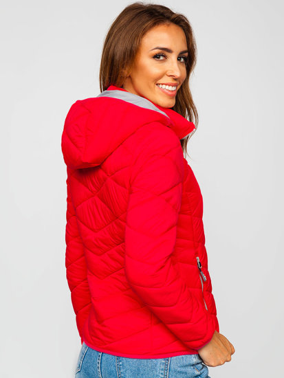 Blouson d'hiver pour femme rose Bolf AB027