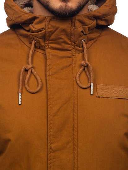 Blouson d'hiver pour homme parka camel Bolf EX838