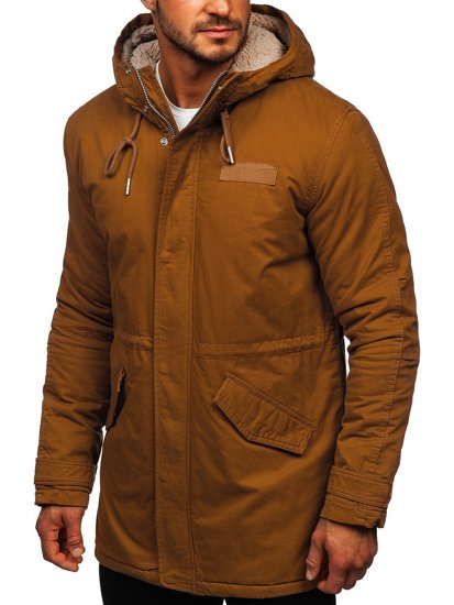 Blouson d'hiver pour homme parka camel Bolf EX838