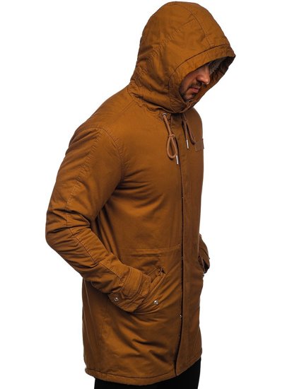 Blouson d'hiver pour homme parka camel Bolf EX838