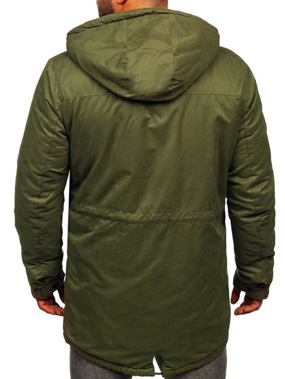 Blouson d'hiver pour homme parka vert Bolf 1794