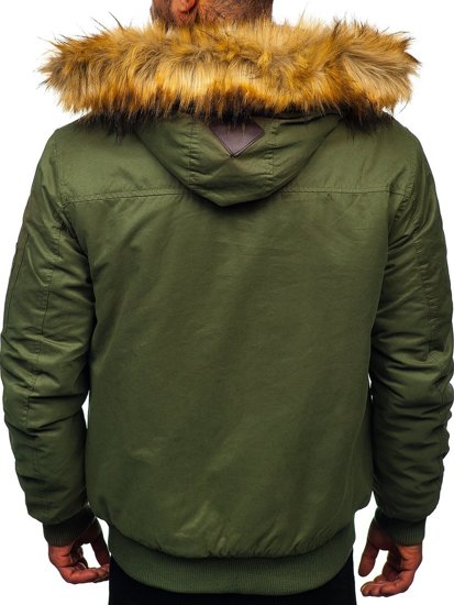 Blouson d'hiver pour homme vert Bolf 1778