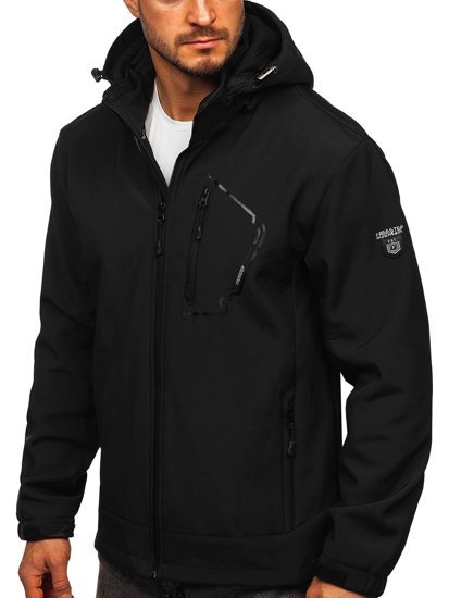 Blouson softshell pour homme noir Bolf BK124 