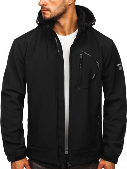 Blouson softshell pour homme noir Bolf BK124 