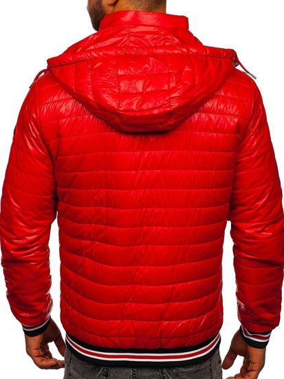 Blouson transition matelassé pour homme de rouge Bolf 6191  