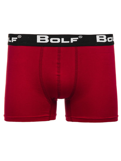 Boxer pour homme bordeaux Bolf 0953-2P 2 PACK