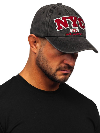 Casquette à visière noire Bolf CZ105