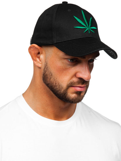 Casquette noire-verte Bolf CZ01