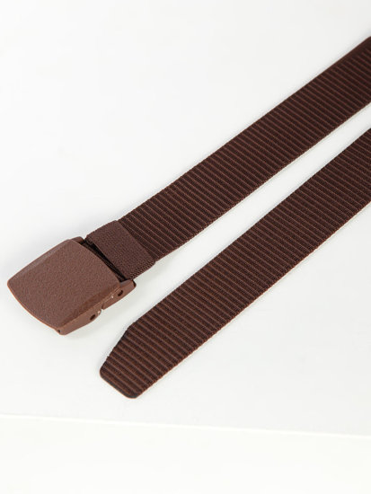 Ceinture en sangle pour homme marron Bolf 979