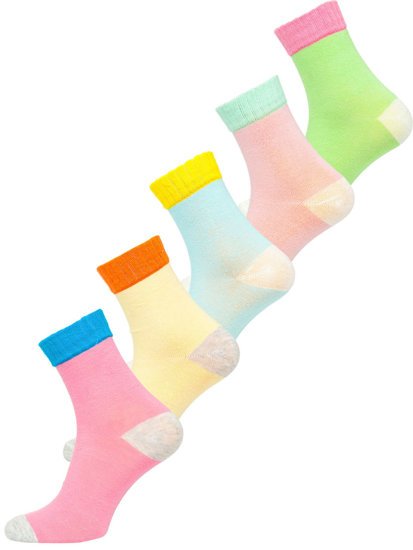 Chaussettes multicolores pour femme Bolf X20328-5P 5 PACK