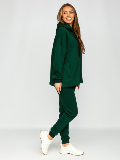 Ensemble de survêtement deux pièces pour femme vert Bolf 8029