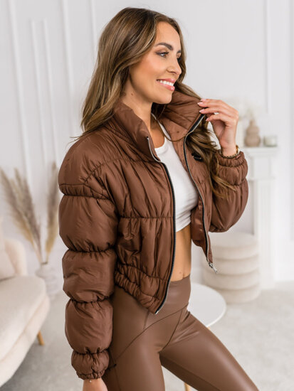 Femme Blouson de transition matelassé Marron Bolf 1250