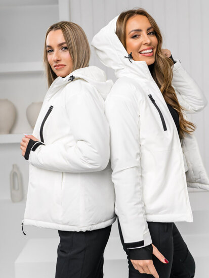 Femme Blouson d'hiver Blanc Bolf HH012B