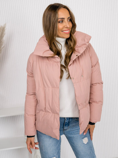 Femme Blouson d'hiver matelassé Rose Bolf 23062