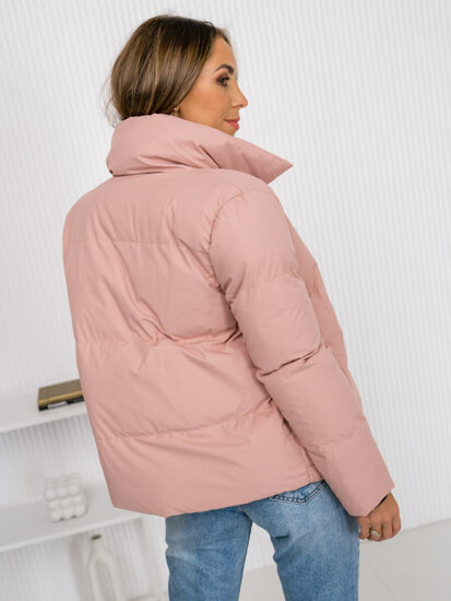 Femme Blouson d'hiver matelassé Rose Bolf 23062