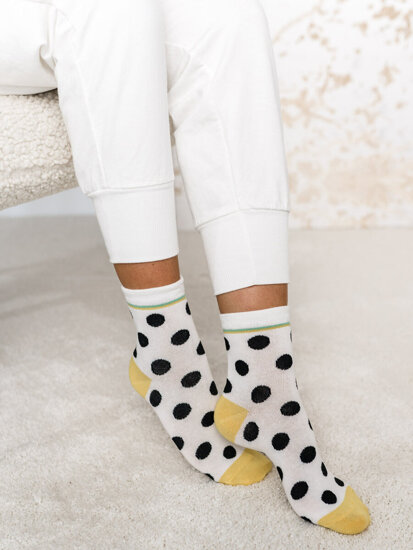 Femme Chaussettes Blanc Bolf X20349-4