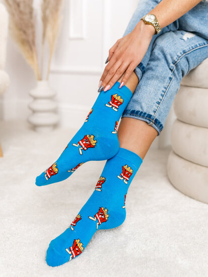 Femme Chaussettes Bleu Bolf WQ7625-1