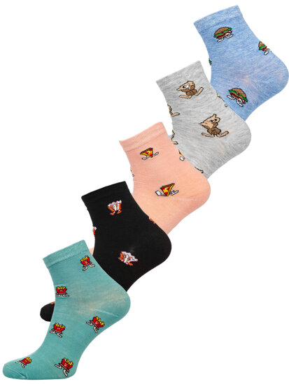 Femme Chaussettes Multicolore Bolf DM66017-5P 5 PACK