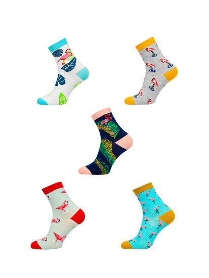 Femme Chaussettes Multicolore Bolf WQ7634-5P 5 PACK