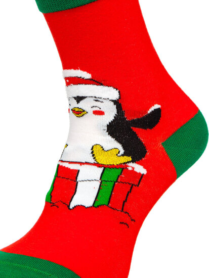 Femme Chaussettes de Noël Multicolore Bolf M798-4P 4 PACK