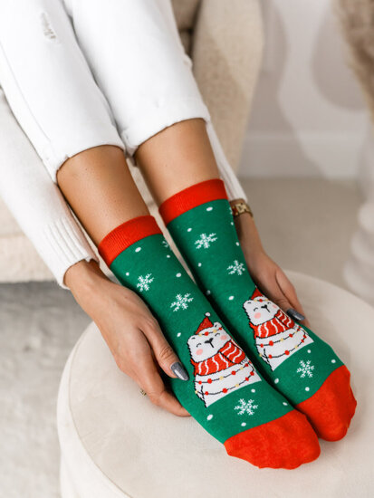 Femme Chaussettes de Noël Multicolore Bolf M798-8