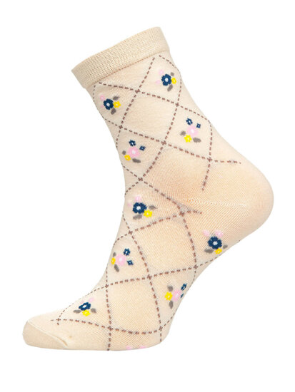 Femme Chaussettes imprimé Multicolore Bolf M7-6P-2 6 PACK