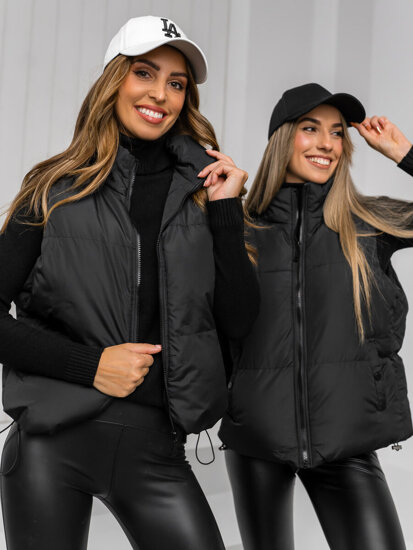 Femme Gilet épais matelassée Noir Bolf 5M3150A