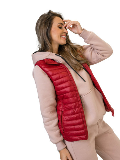 Femme Gilet matelassé Bordeaux Bolf 5M702