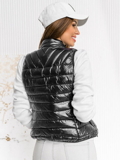 Femme Gilet matelassé Noir Bolf R0107AA1