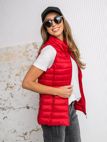 Femme Gilet matelassé Rouge Bolf 16M9155