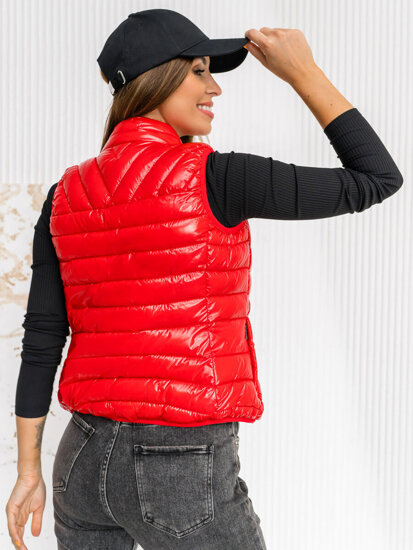 Femme Gilet matelassé Rouge Bolf R0107AA1