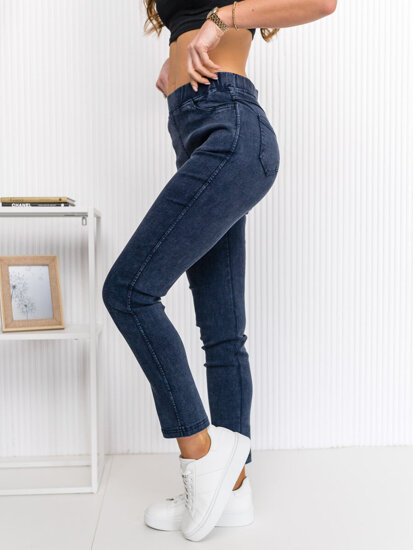 Femme Legging en jean Bleu foncé Bolf S113