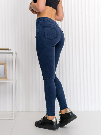 Femme Legging en jean Bleu foncé Bolf W7059