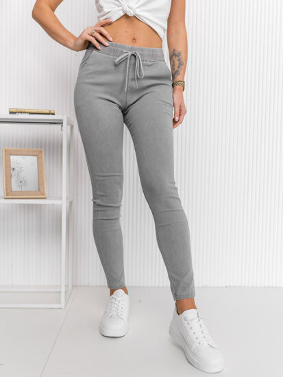 Femme Legging en jean Gris Bolf S108